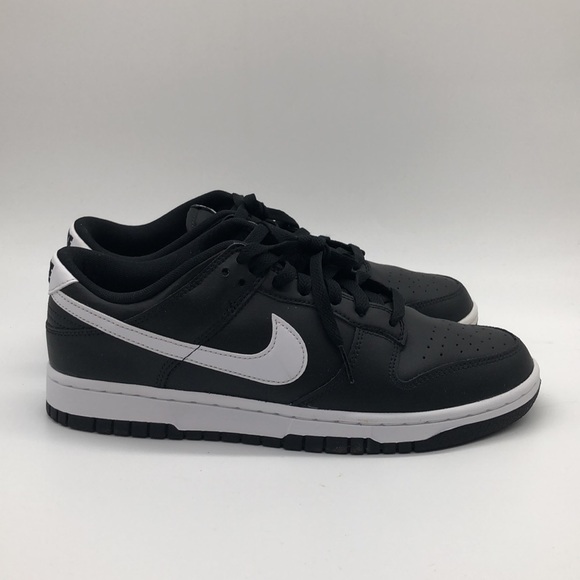 Tried on Mens Nike Dunk Low Retro Black Panda 2.0 DV0831-002 Size 9.5 - Picture 2 of 12